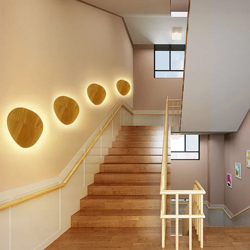 NordicGlow - Solid Wood Wall Lamp