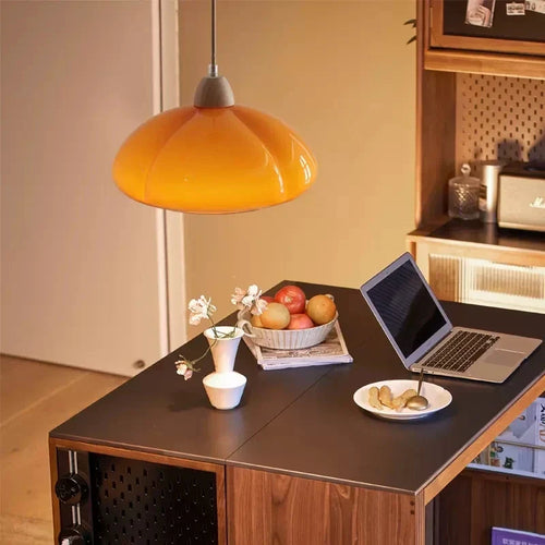 GothicElegance - Cream-Colored Pendant Light