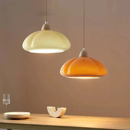 GothicElegance - Cream-Colored Pendant Light