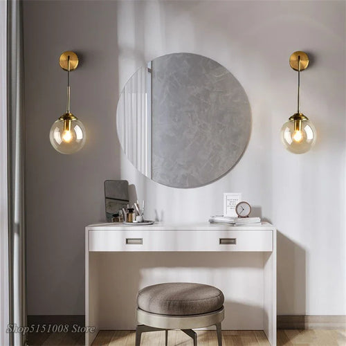 GlasLuxe - Modern Glass Wall Light