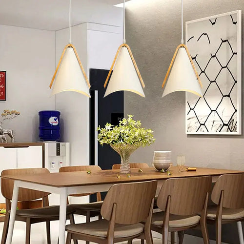 EliLight - Modern Pendant Light in Wood and Metal