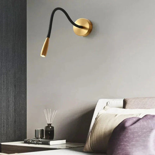 FlexiGlow - Modern LED Wall Lamp with Adjustable Arm