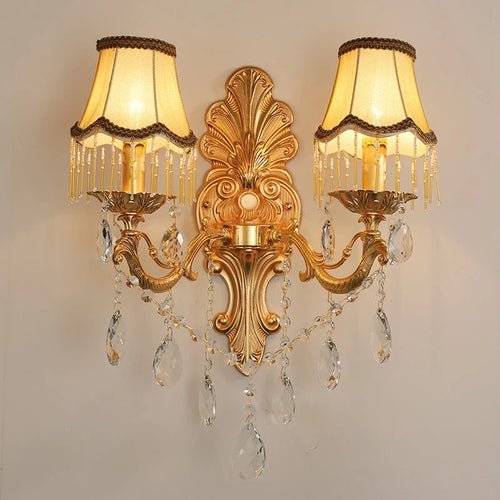 CrystalLume - Luxury Crystal Wall Lamp