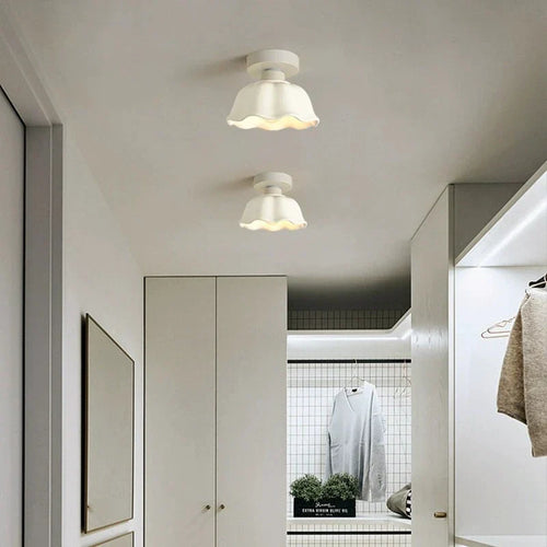 BrightGleam | Ceramic and Glass Pendant Light
