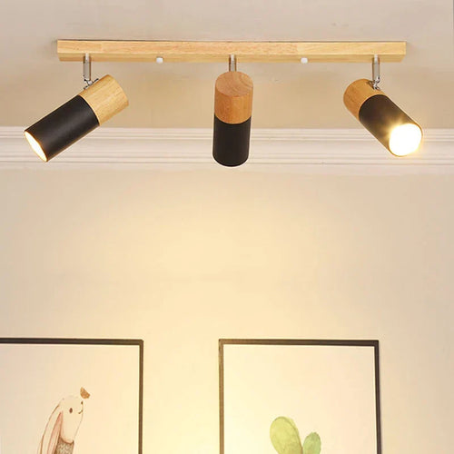 NordicBeam - Scandinavian Wooden Ceiling Light
