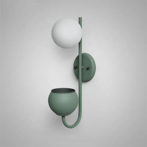 NordicGlow Plant - LED Wall Lamp with Plant Holder – Minimalist Lamp