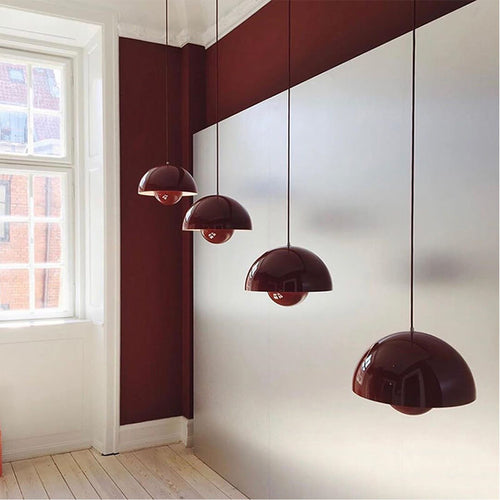 Scandinavian Macaron 1-Light Semi-Round Pendant Light