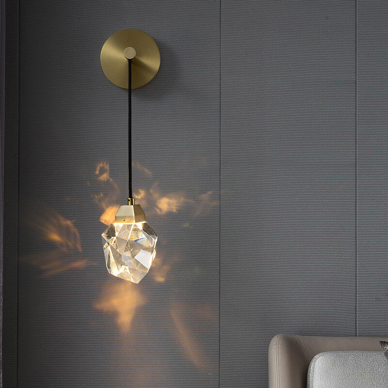 CrystalLux - Modern Wall Light with Crystals and LED Lighting
