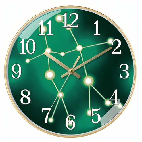 GlassArt Wall Clock