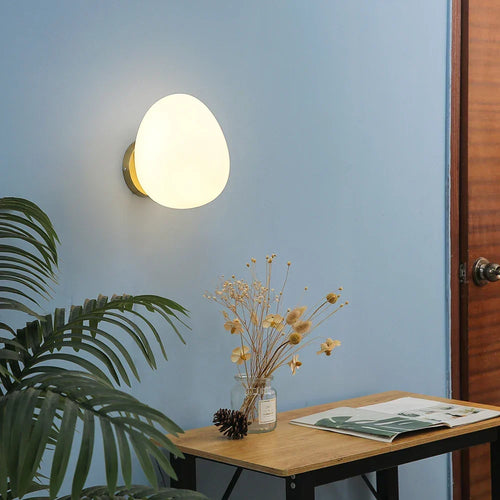 NordicPure - Eggshell Glass Wall Lamp