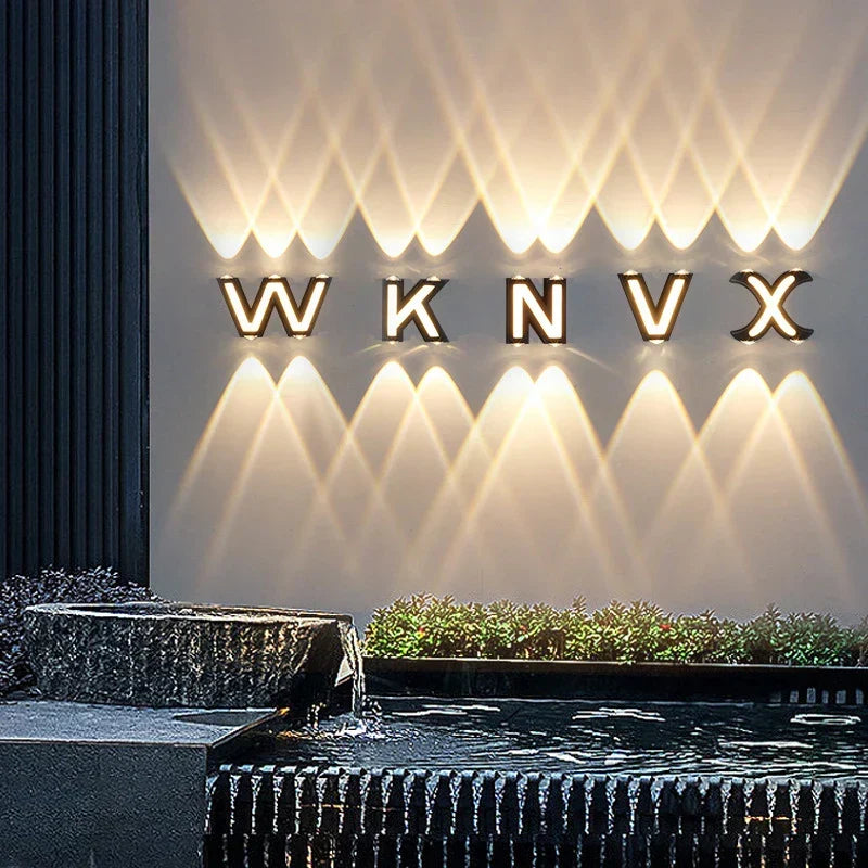 GlowLetters - Outdoor Lighting with Letter Decoration
