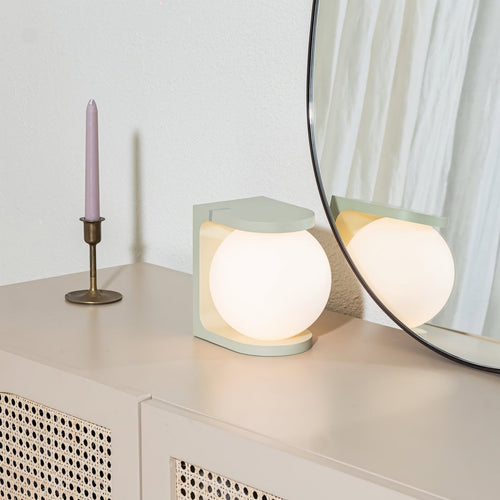 LumiCharge - Wireless Rechargeable LED Table Lamp with Bookend