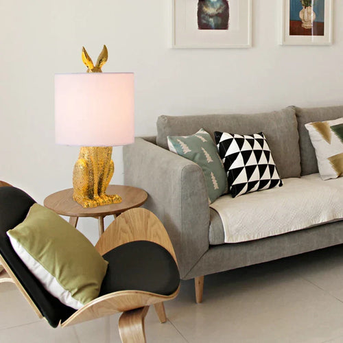 DesignGlow - Mask Rabbit Table Lamp in Modern Style