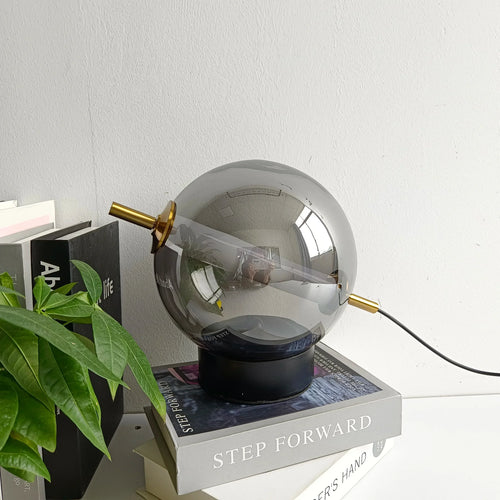 TimelessGlow - Retro Glass Table Lamp