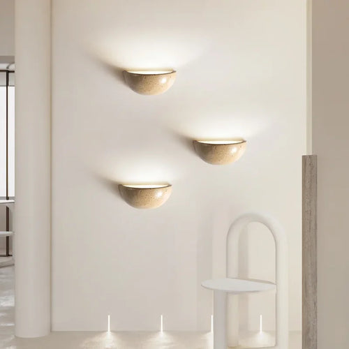 PolarArc - Natural Stone Wall Lamp