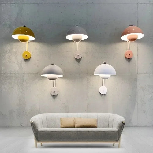 NordicGlow - Minimalist Multicolor LED Wall Lamp for Bedroom and Living Room