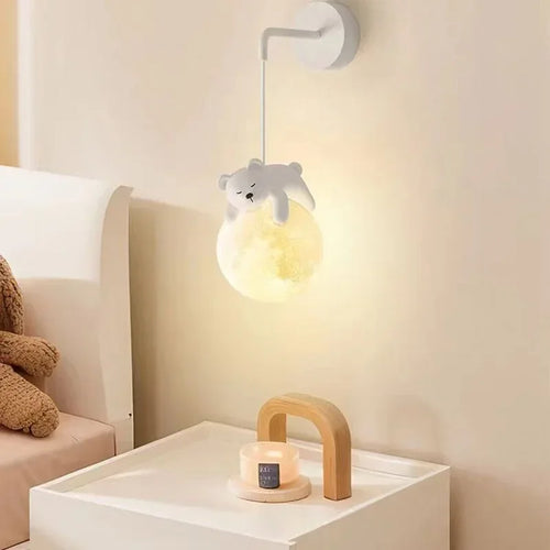MoonGlow - Creative LED Wall Lamp for Bedroom and Children's Room