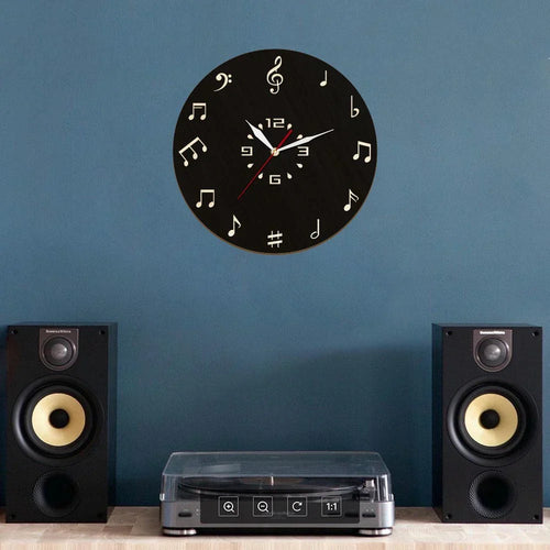 Music Notation Wall Clock