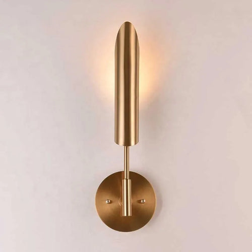 LuxeGlam - Golden Industrial Wall Lamp for Hotel and Living Room