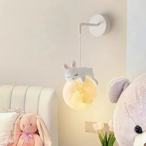 MoonGlow - Creative LED Wall Lamp for Bedroom and Children's Room