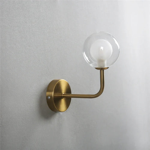 NordicLuxe - Glass Wall Lamp - Modern LED Lamp for Bedroom and Living Room
