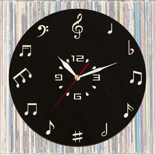 Music Notation Wall Clock