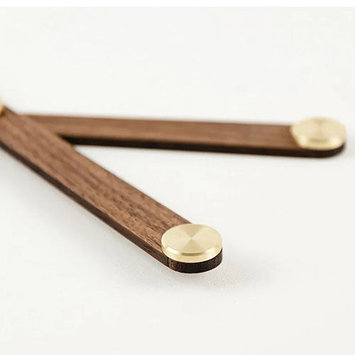 WoodSphere – Large DIY Wall Clock Mechanism with Walnut Wooden Hands