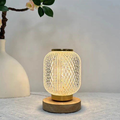 CrystalGlow - Luxury Crystal Table Lamp with LED Lighting