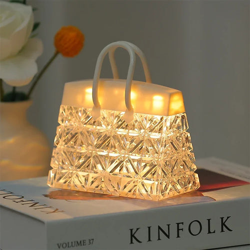 LumiBag - Creative Dimmable LED Night Light in Handbag Shape for Bedroom & Living Room