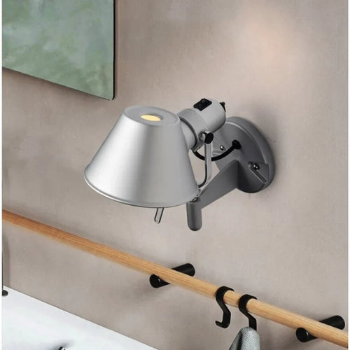RockFleur - Industrial Wall Lamp Bedroom and Living Room Adjustable Reading Light