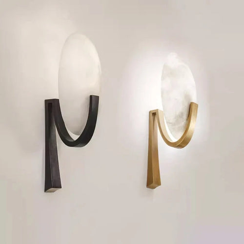 NordicGlow - Marble Wall Lamp with Modern Elegance
