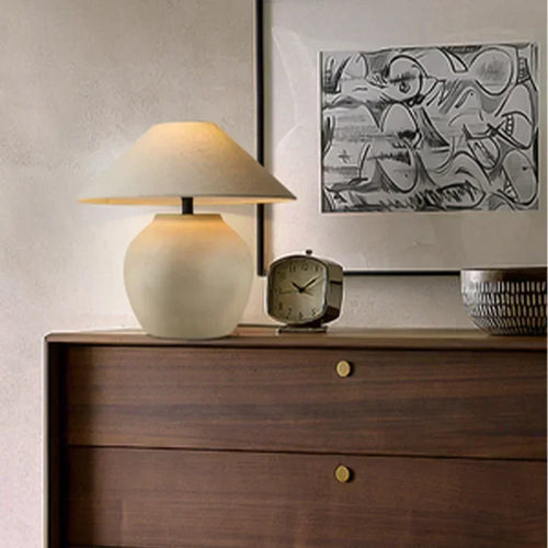 LumeVase – Ceramic Table Lamp with Minimalist Design
