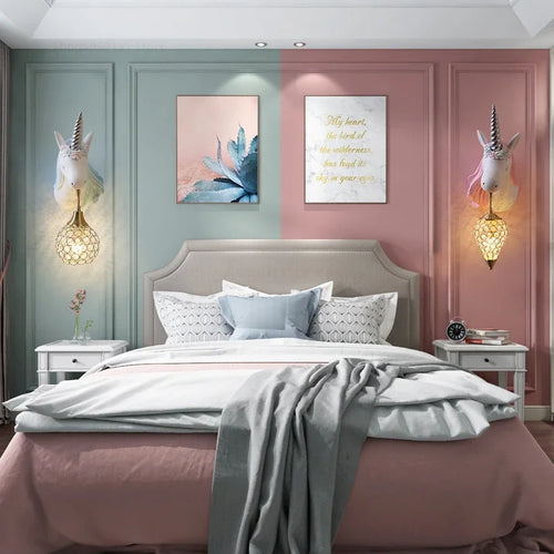 UnicornLight - Children's Room Modern Cartoon Wall Lamp
