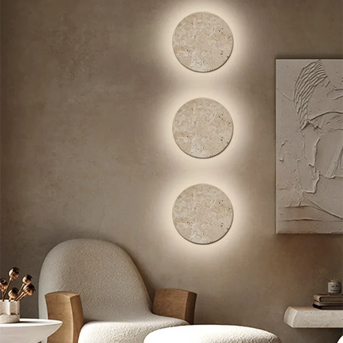 ZenGlow - Minimalist Wall Lamp in Wabi-Sabi Style