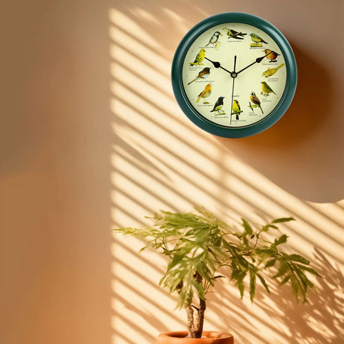 BirdSong – 10 Inch Singing Bird Wall Clock for Stylish Home Décor