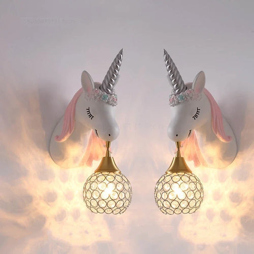 UnicornLight - Children's Room Modern Cartoon Wall Lamp