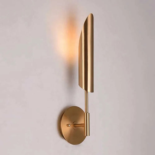 LuxeGlam - Golden Industrial Wall Lamp for Hotel and Living Room