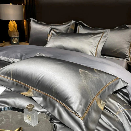 Golden Mist Duvet Cover Set – Egyptian Cotton