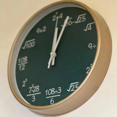 ChalkBoard – Mathematical Formulae Wall Clock for Stylish Décor