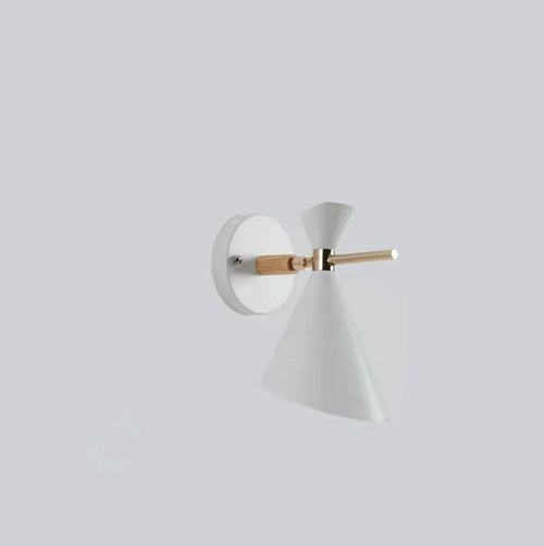 Nordic Simple Horn Shade 1-Light Wall Clock