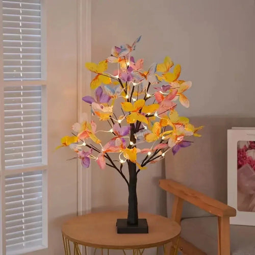LumiTree - LED Birch Tree Table Lamp with Colour Changing – Decorative Tree Lamp