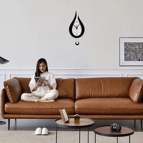 WaterDrop – Modern Minimalist Pendulum Wall Clock