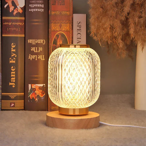 CrystalGlow - Luxury Crystal Table Lamp with LED Lighting