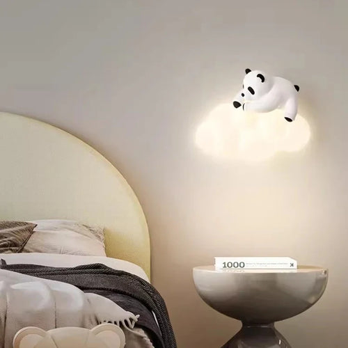 PandaLight - Cute Panda LED Wall Lamp for Children's Rooms