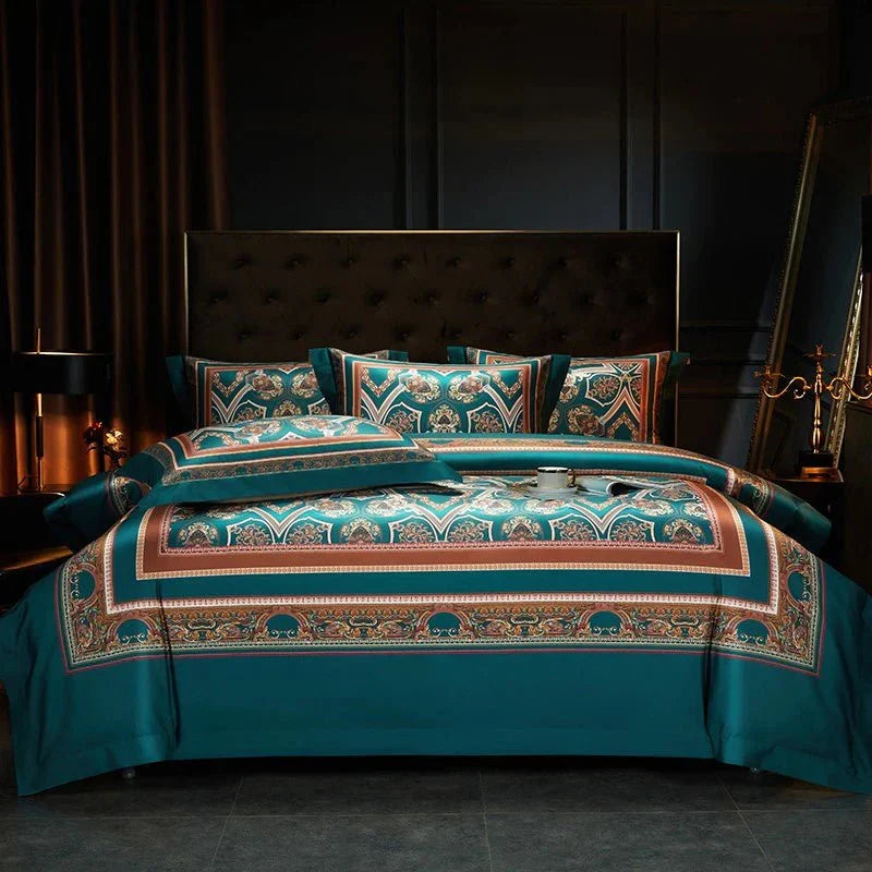 Vintage Grandeur Duvet Cover Set (Egyptian Cotton)