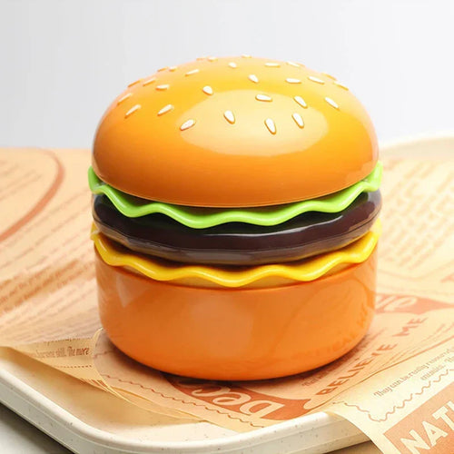 LumiGlow - LED Hamburger Night Light with Pencil Sharpener, Creative Desk Lamp