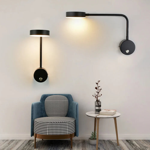 NordicGlow - Rotatable LED Wall Lamp for Living Room and Bedroom