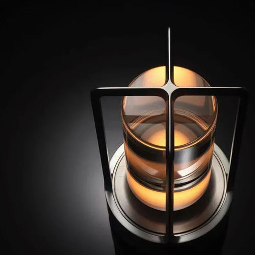 LumiCristal – Wireless Rechargeable Crystal Table Lamp, LED Ambient Light for Living Room & Balcony