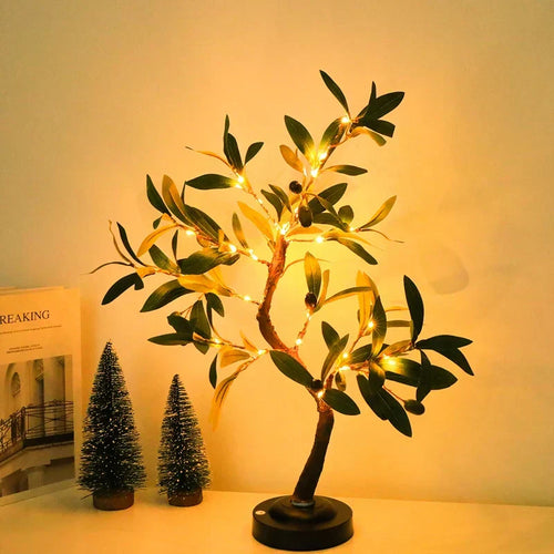 LumiTree - LED Tree Lamp with Removable Base – Atmospheric Lighting for Living Room and Bedroom