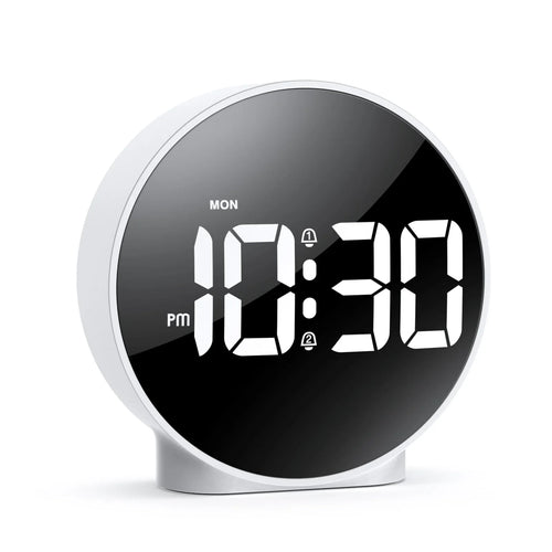 Compact LED Digital Table Clock with USB Connection